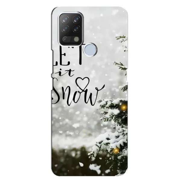Чохол з принтом «Let it snow» для TECNO Pova