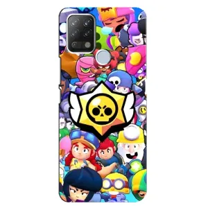 Чехол с принтом «Лого Brawl Stars» для TECNO Pova