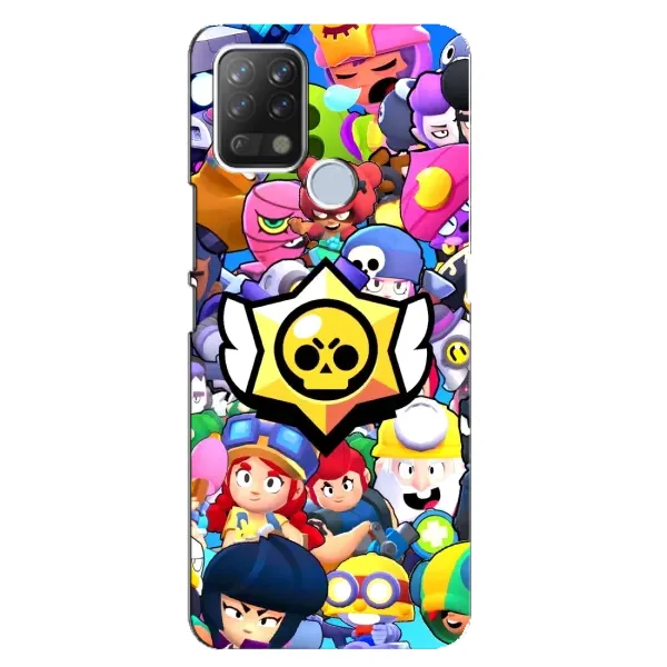 Чехол с принтом «Лого Brawl Stars» для TECNO Pova