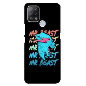 Чехлы Мистер Бист для Техно Пова (logo Mr beast)