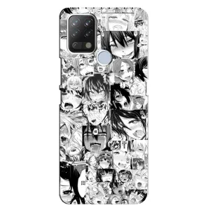 Анимешный чехол для Tecno Pova (Ahegao manga)