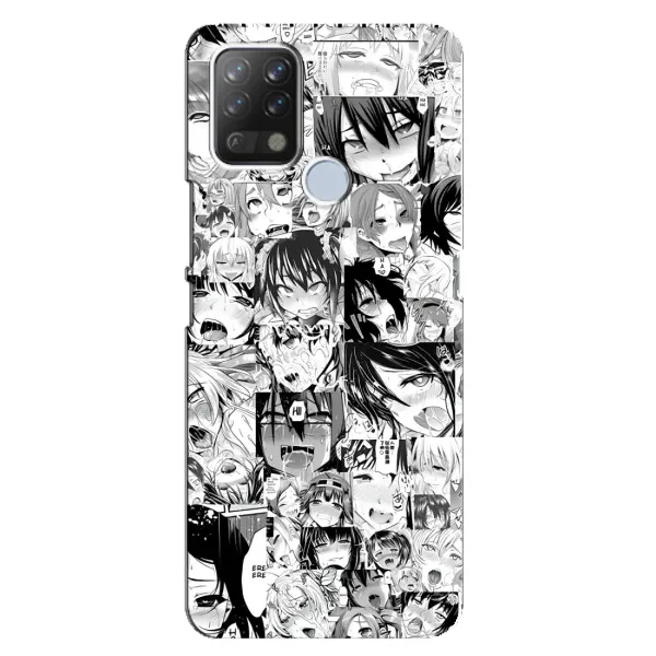 Чехол с принтом «Ahegao manga» для TECNO Pova