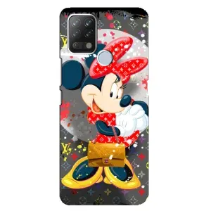 Чехол Disney Mouse Tecno Pova (PREMIUMPrint) (Minni с бантиком)