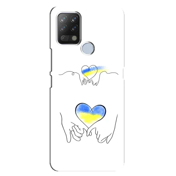 Чехол с принтом «Мир Украине» для TECNO Pova Чехол с принтом «Мир Украине» для TECNO Pova