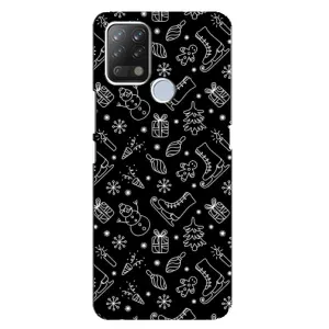 Новогодние, Праздничные Чехлы для Tecno Pova - 2024 год (Новогодний фон)