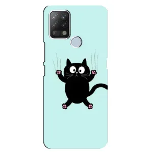Чохол з принтом для Tecno Pova (AlphaPrint) Модні коти (Падаючий кіт)