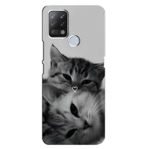Чохол з малюнком кіт на Tecno Pova (Пара котів)