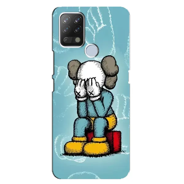 Чехол с принтом «Плач Bearbrick» для TECNO Pova