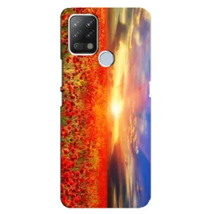 Чехол с принтом «Поле тюльпанов» для TECNO Pova