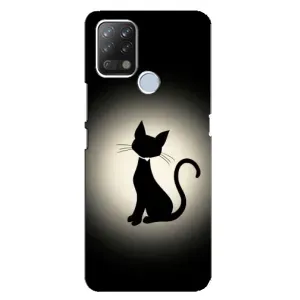 Чохол з принтом для Tecno Pova (AlphaPrint) Модні коти (Силует котика)