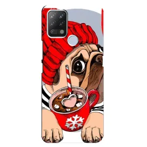 Чохли з собаками для Tecno Pova (VPrint) (Песик в шапці)