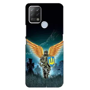 Чехлы с картинкой ЗСУ для Tecno Pova (AlphaPrint) (Солдат ЗСУ)