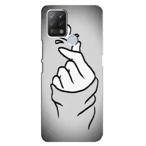 Чехол с принтом «Значок Love» для TECNO Pova