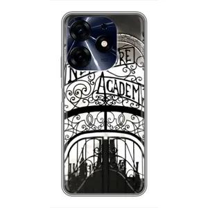 Чохол з дизайном Венздей 2 на TECNO Spark 10 Pro (Ворота Академії Невермор)