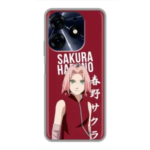 Чехлы Персонажи Аниме Наруто для TECNO Spark 10 Pro (AlphaPrint) (Аниме Сакура)