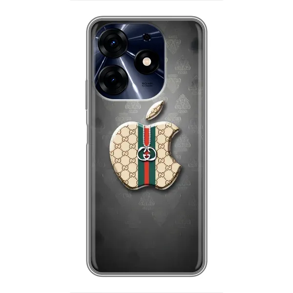 Чехол с принтом «Apple gucci» для TECNO Spark 10 Pro