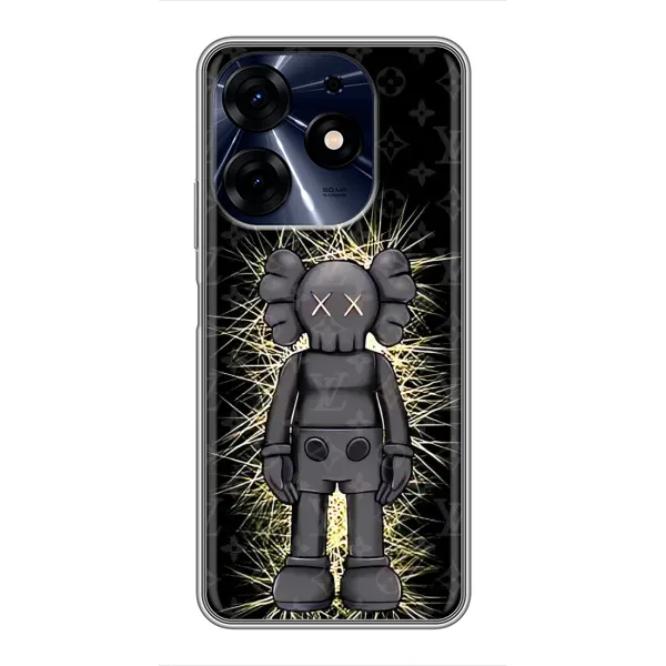 Чехол с принтом «Bearbrick LV» для TECNO Spark 10 Pro
