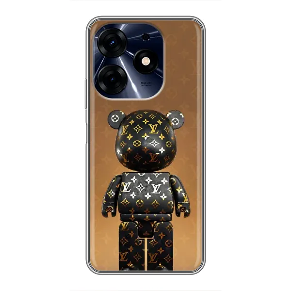Чехол с принтом «Bearbrick» для TECNO Spark 10 Pro