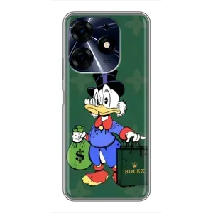 Чехли для TECNO Spark 10 Pro - Скрудж МакДак Louis Vuitton (PREMIUMPrint) (Богата Утка)