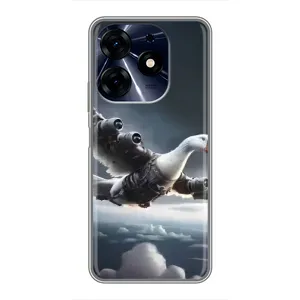 Чохол з мемом Тралалело тралала на TECNO Spark 10 Pro (Бомбардіні гусіні)