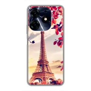 Чохол Ейфелева Вежа TECNO Spark 10 Pro - (AlphaPrint) (Ейфелева Вежа)