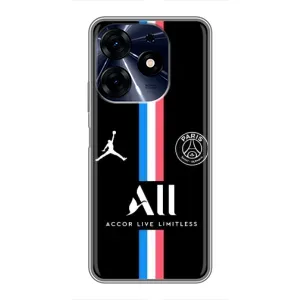 Чохли PSG для TECNO Spark 10 Pro (AlphaPrint) (футболка ПСЖ)