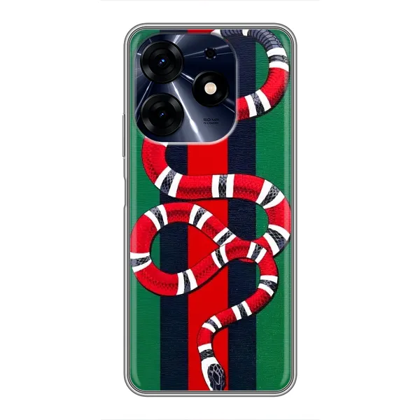 Чехол с принтом «Gucci змия» для TECNO Spark 10 Pro