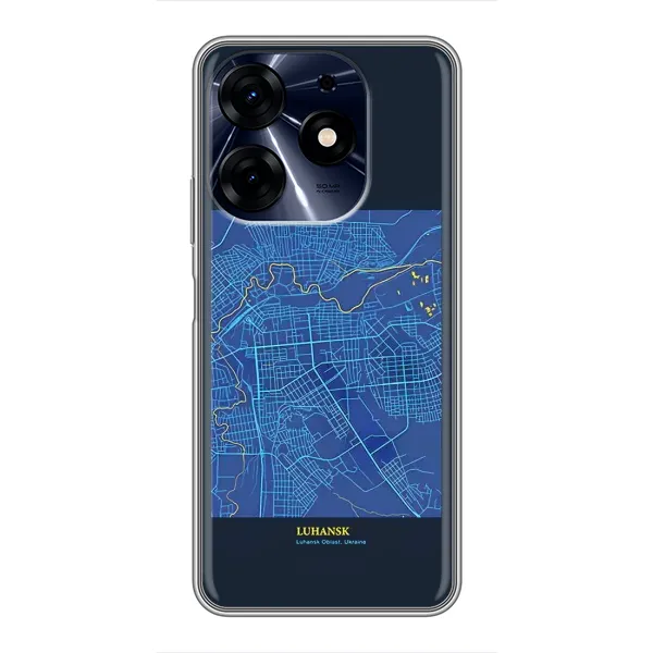 Чехол с принтом «Гуганск» для TECNO Spark 10 Pro