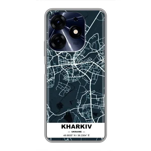 Чехол с принтом «Харьков» для TECNO Spark 10 Pro