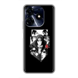 Чехлы на тему: Итачи Учиха для TECNO Spark 10 Pro (AlphaPrint) (коллаж Итачи)
