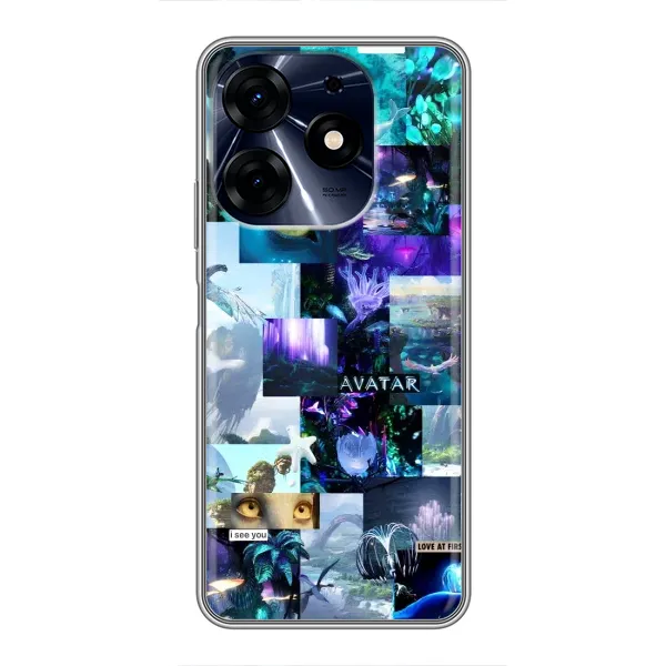 Чехол с принтом «коллаж Аватар» для TECNO Spark 10 Pro