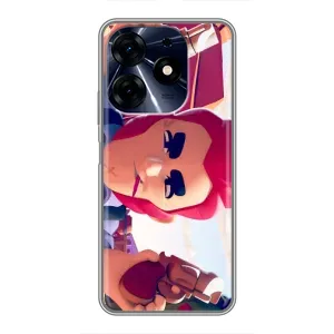 Чехол для TECNO Spark 10 Pro Бравл Старс (VPrint) (Кольт)