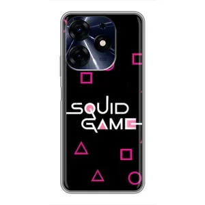 Чохол Гра в кальмара для TECNO Spark 10 Pro (Патерн Гра кальмара)