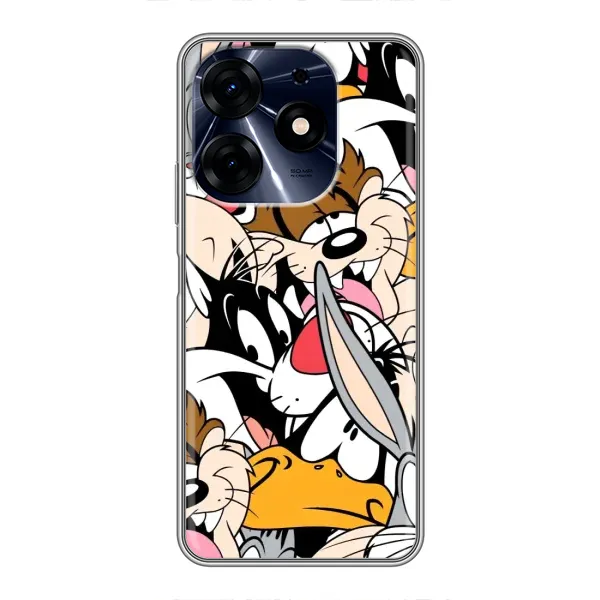 Чехол с принтом «Looney Tunes» для TECNO Spark 10 Pro Чехол с принтом «Looney Tunes» для TECNO Spark 10 Pro