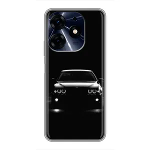 Чехол для Техно Спарк 10 Про - с принтом БМВ (AlphaPrint) (Машина BMW)