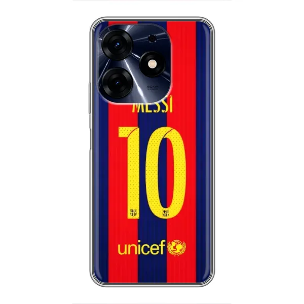 Чохол з принтом «Messi Barca 10» для TECNO Spark 10 Pro