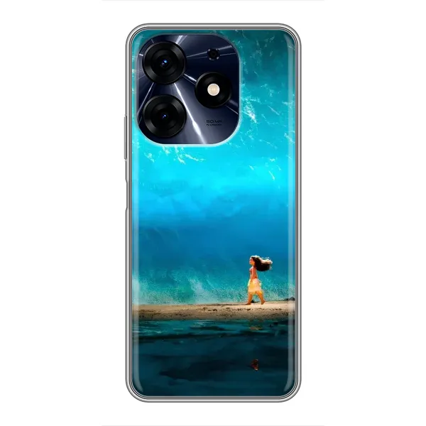 Чохол з принтом «Океан Моана» для TECNO Spark 10 Pro