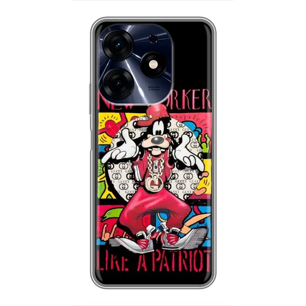 Чехол с принтом «Мультяшный Волк» для TECNO Spark 10 Pro Чехол с принтом «Мультяшный Волк» для TECNO Spark 10 Pro