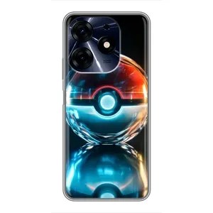 Чохол з Пікачу на TECNO Spark 10 Pro (М'яч Пікачу)