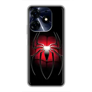 Чохол з людиною павуком для TECNO Spark 10 Pro - (AlphaPrint) (Паук марвел)