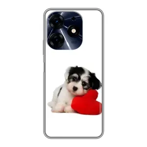 Чехлы с собаками для TECNO Spark 10 Pro (VPrint) (Песик)