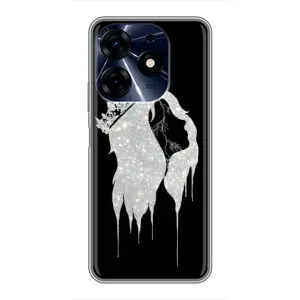 Чохол з Короною ТЕКНО Спарк 10 Про - (AlphaPrint) (Принцеса)