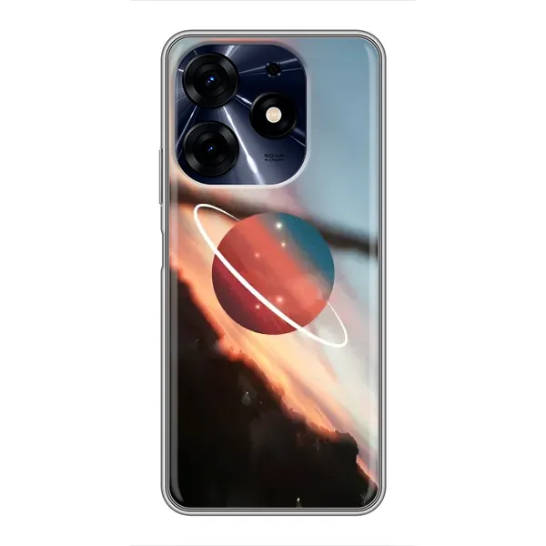 Чохол з принтом «Сатурн» для TECNO Spark 10 Pro
