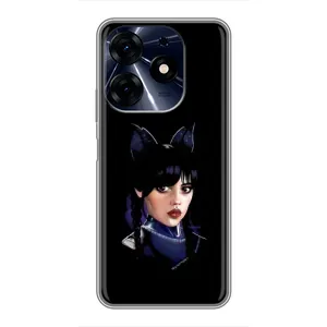 Чохли Венсдей на TECNO Spark 10 Pro Уенсдей (AlphaPrint)