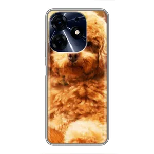 Чехлы с собаками для TECNO Spark 10 Pro (VPrint) (Щенок Бишон)