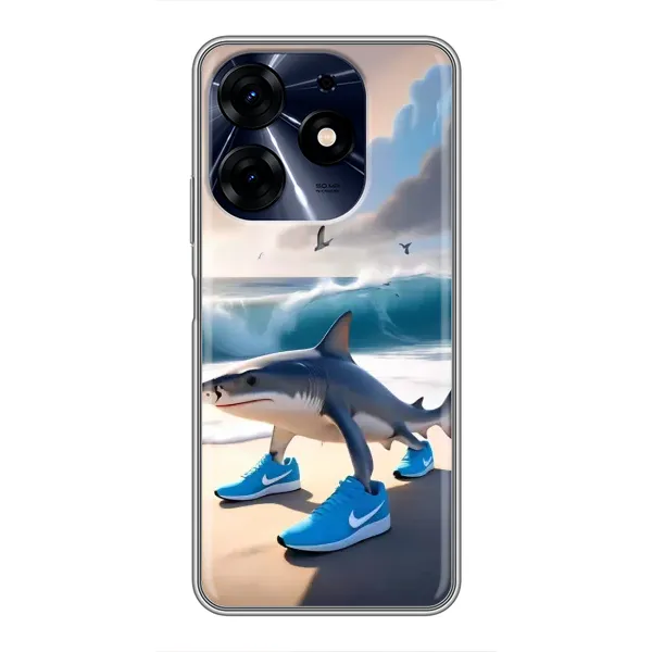 Чохол з принтом «Тралалело тралала» для TECNO Spark 10 Pro