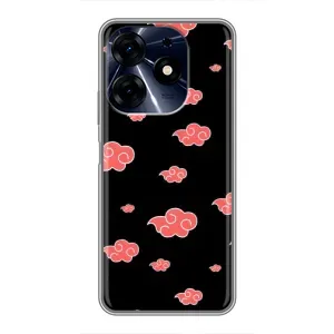 Чехлы Персонажи Аниме Наруто для TECNO Spark 10 Pro (AlphaPrint) (Тучки Аниме)