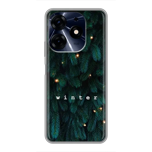 Чохол з принтом «Winter» для TECNO Spark 10 Pro