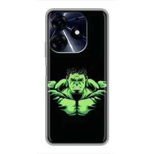 Чехлы с героями Марвел TECNO Spark 10 Pro (VPrint) (Зелёный Халк)