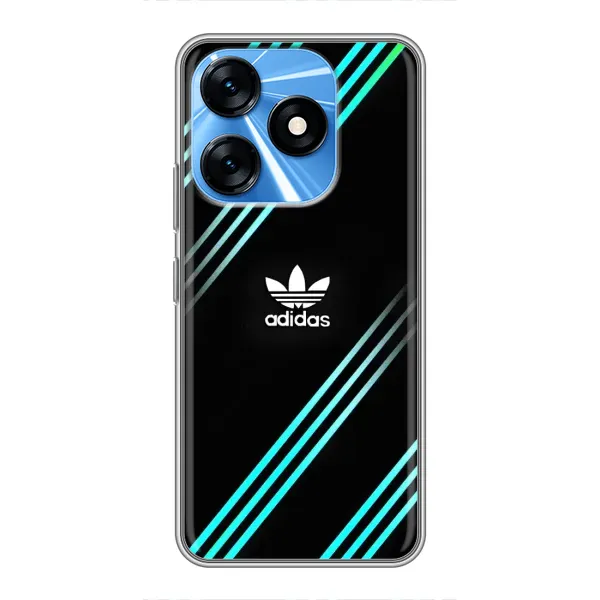 Чохол з принтом «Адідас з полосами» для TECNO Spark 10 Чохол з принтом «Адідас з полосами» для TECNO Spark 10